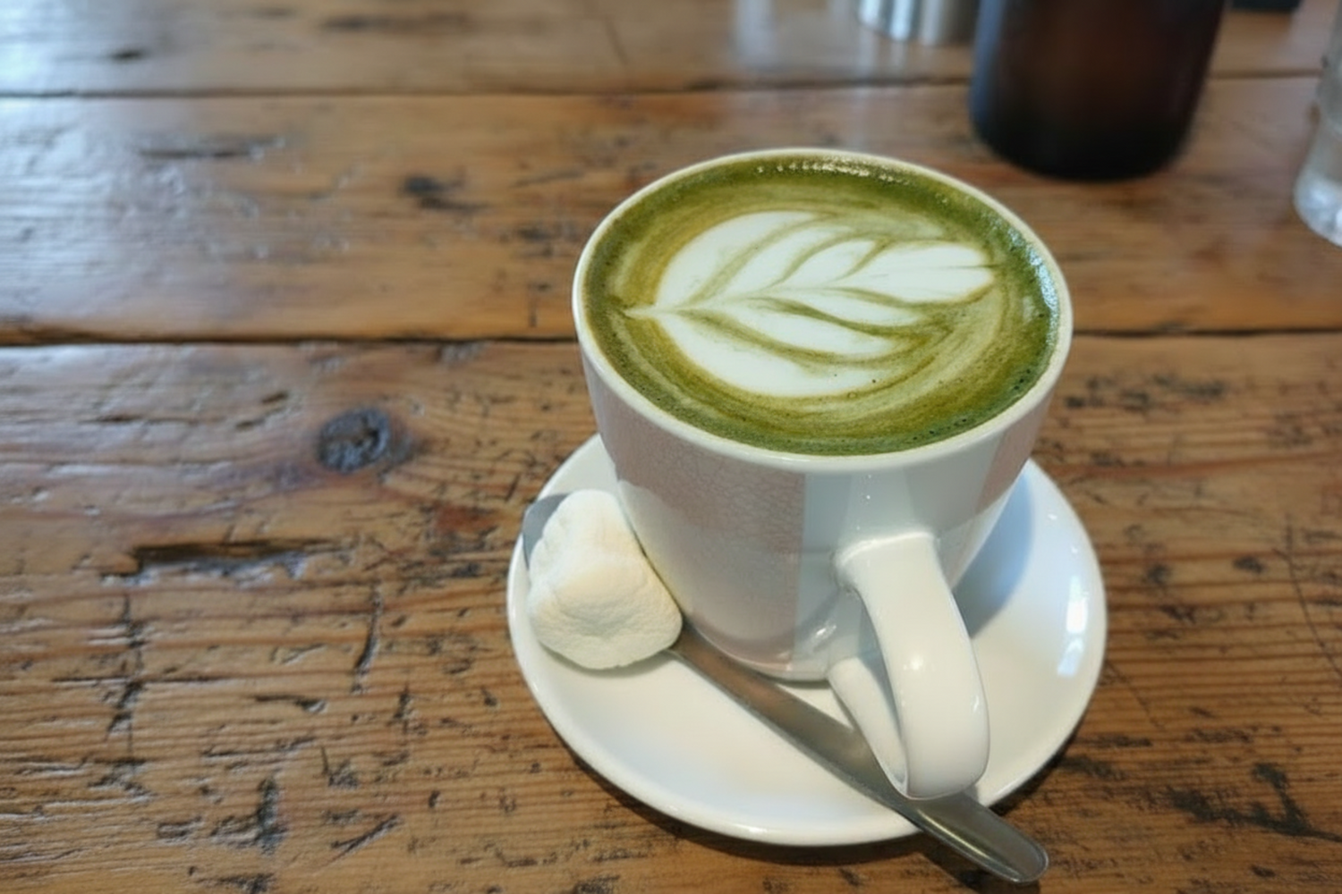 Kawakawa Latte with Marshmallow