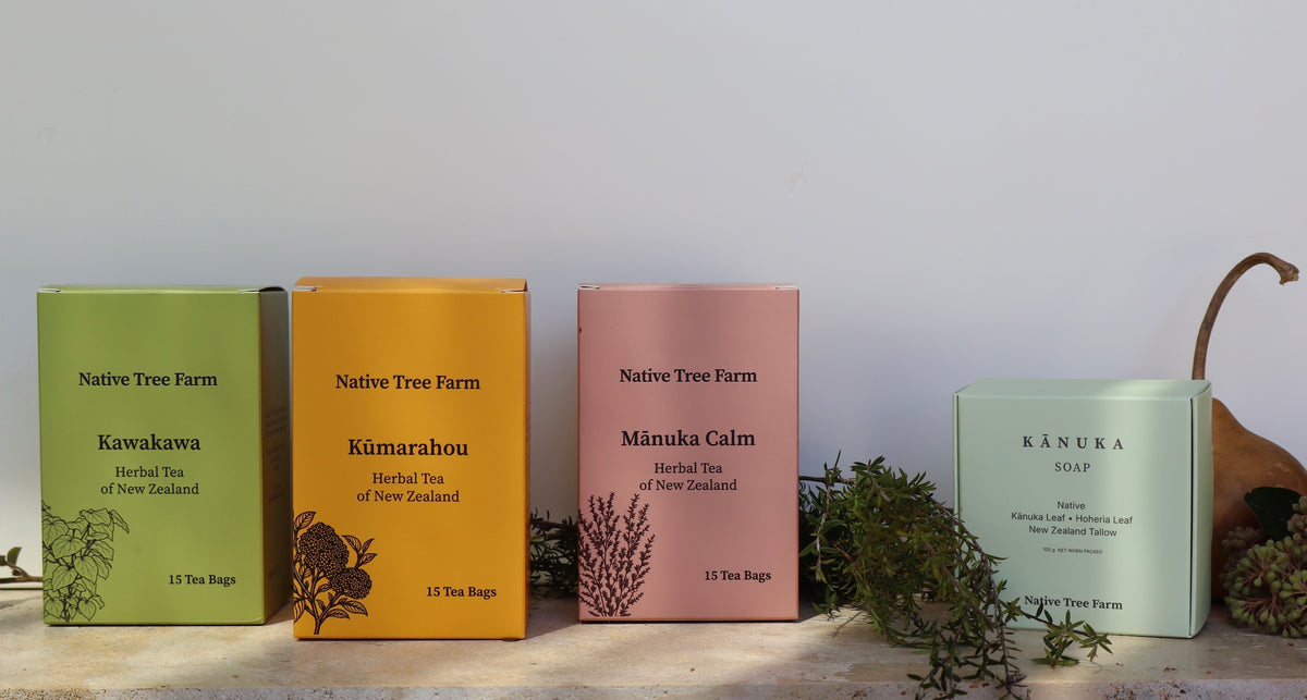 native tree farm teas and kanuka soap from whakatane NZ